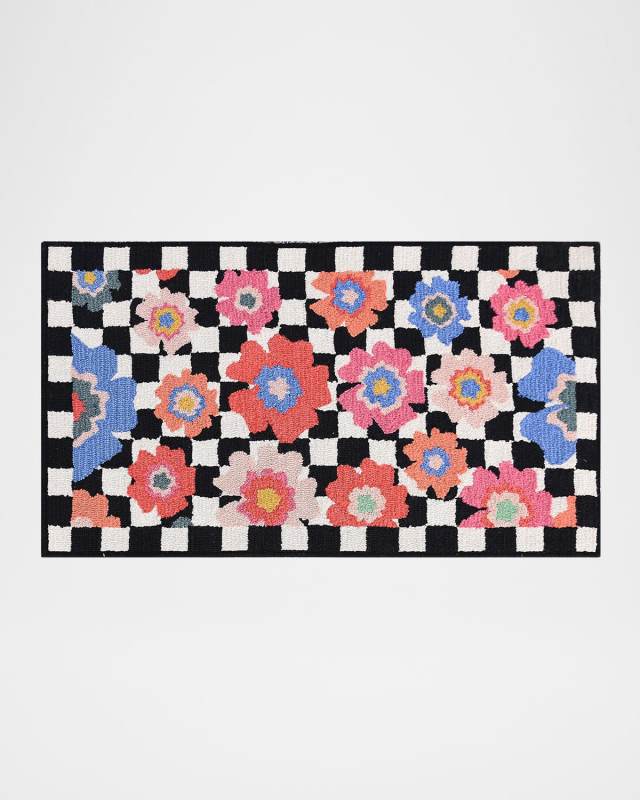 Checked Dolce Vita Indoor/Outdoor Rug, 2'3" x 3'9"